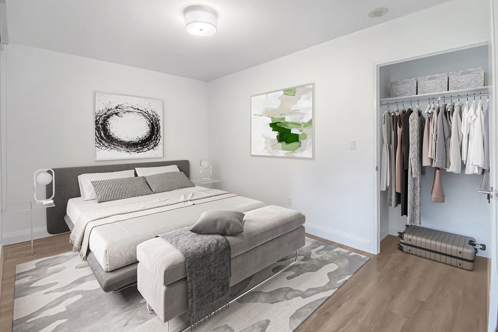 bedroom at Trio on Belmont in Kitchener ON