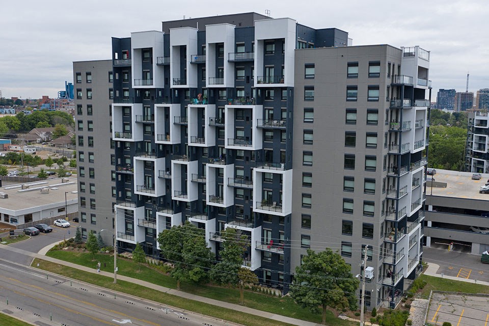 Trio On Belmont exterior image of building in Kitchener, ON