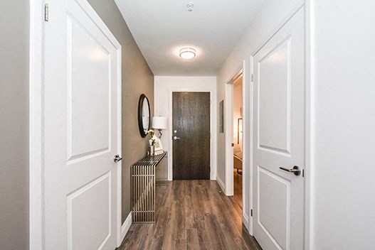 Trio On Belmont hallway in Kitchener, ON