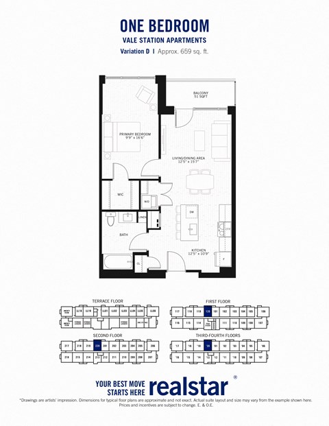 1 bed 1 bath unit at Vale Apartments in Waterloo ON