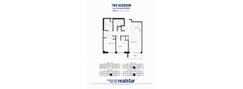 2 bed 2 bath unit at Vale Apartments in Waterloo ON