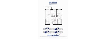 2 bed 2 bath unit at Vale Apartments in Waterloo ON