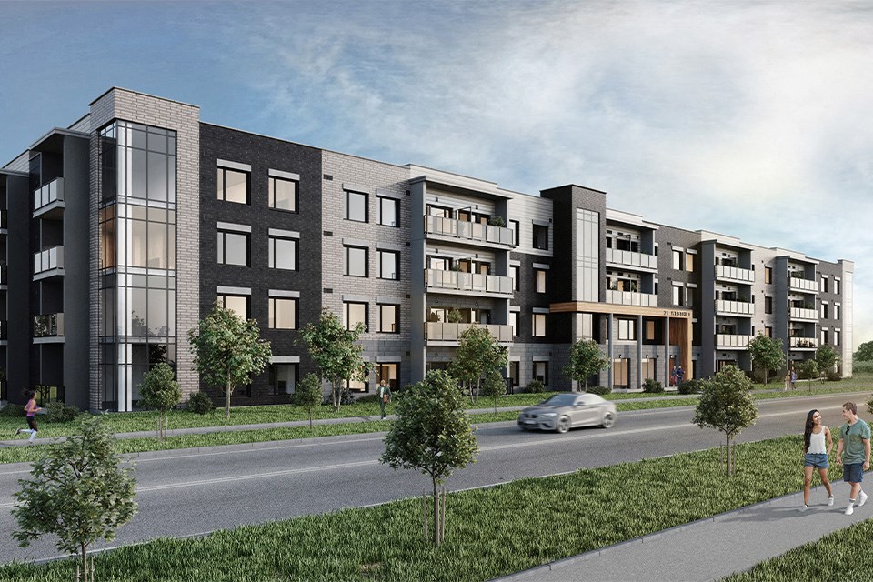 exterior image of Vale Station Apartments in Waterloo ON