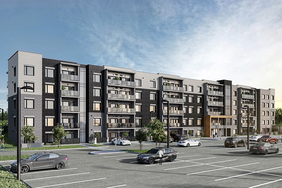 Vale Station Apartments building at Waterloo Ontario