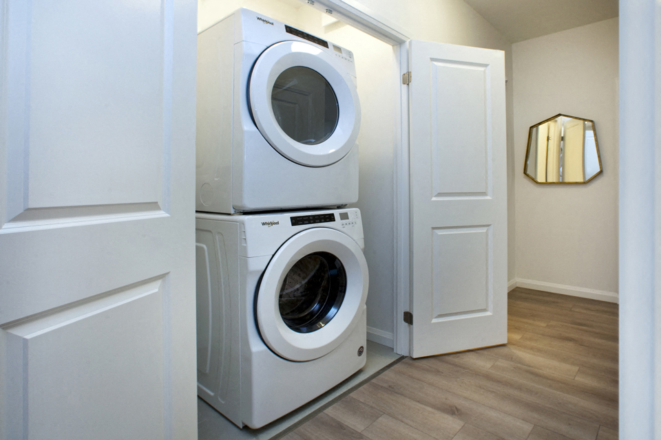 Watson Park Apartments in-suite laundry in Guelph, Ontario