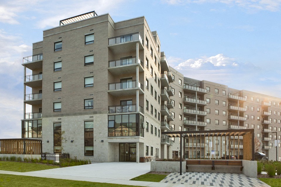 Watson Park Apartments front exterior in Guelph, ON