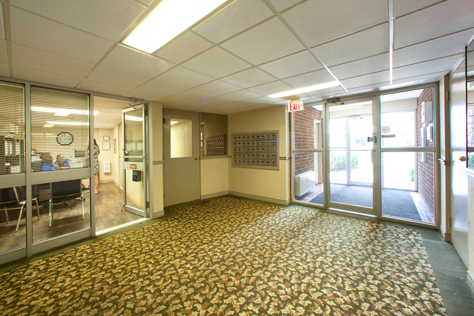 Wavery Place interior image of front entrance in St. Catharines, ON