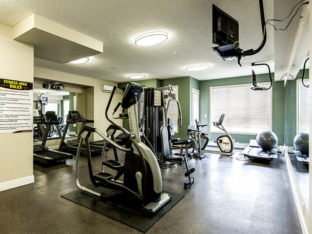 Wellington Court fitness facility in Edmonton, AB