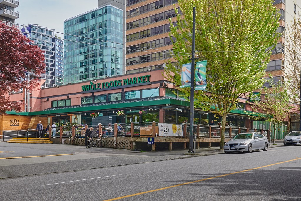Whole foods market grocery store nearby Wesley Place Apartments in Vancouver British Columbia