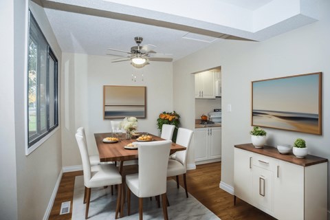 dining room at Willowbrook Estates in Brooks Alberta