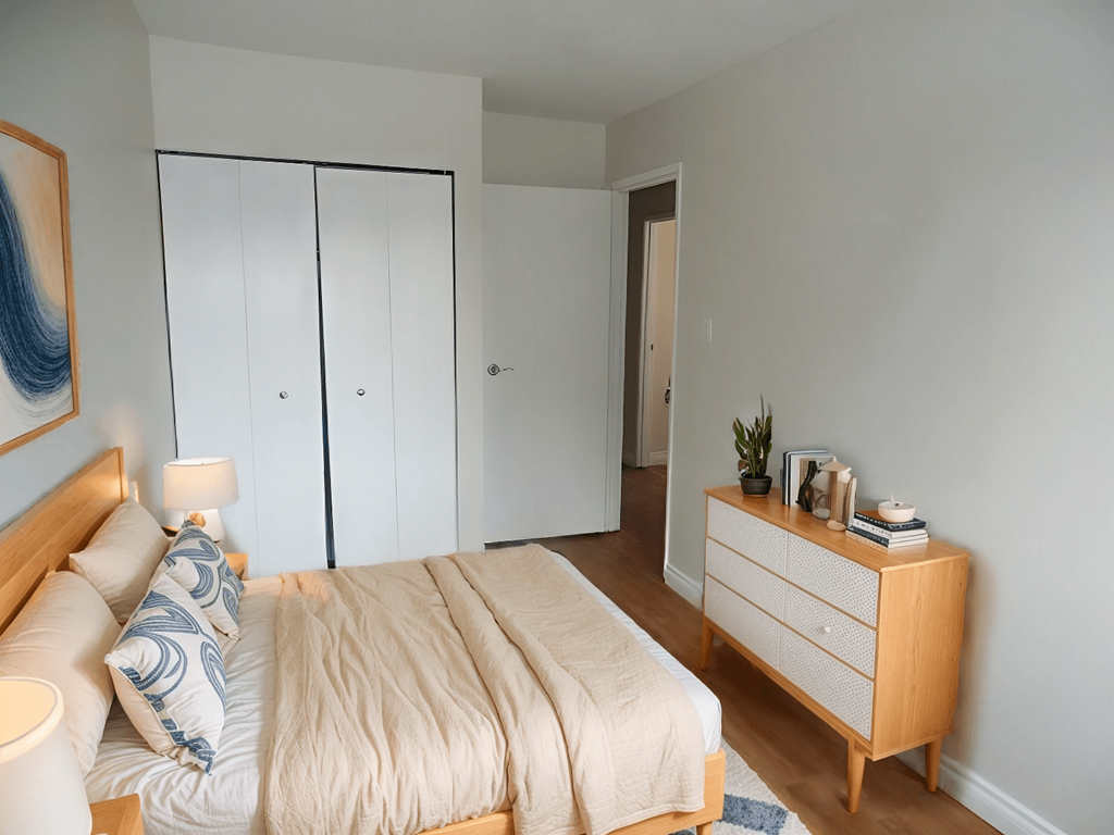 bedroom at Willowbrook estates in Brooks Alberta