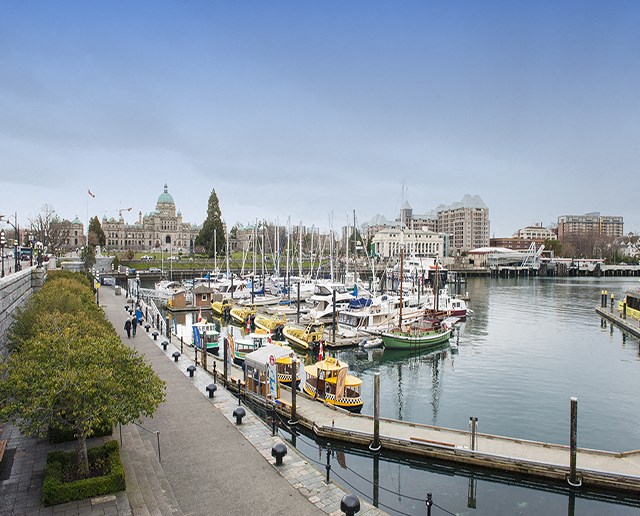 Waterfront view close to Yello On Yates in Victoria, BC