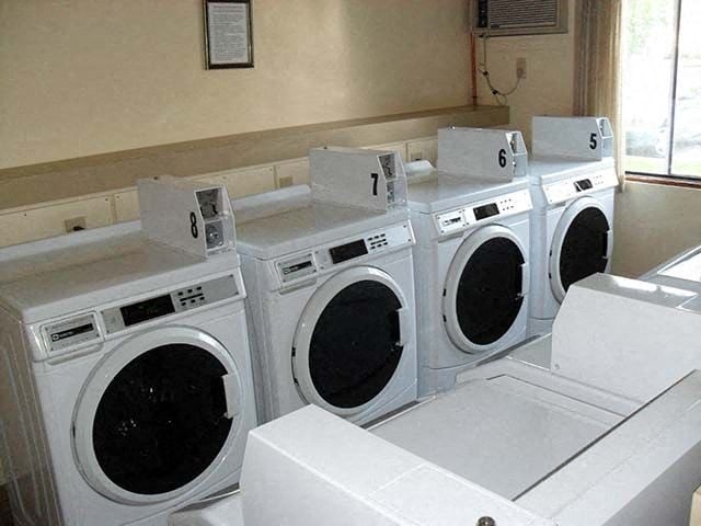 Pickering Towers on-site laundry facility in Amherstburg, ON