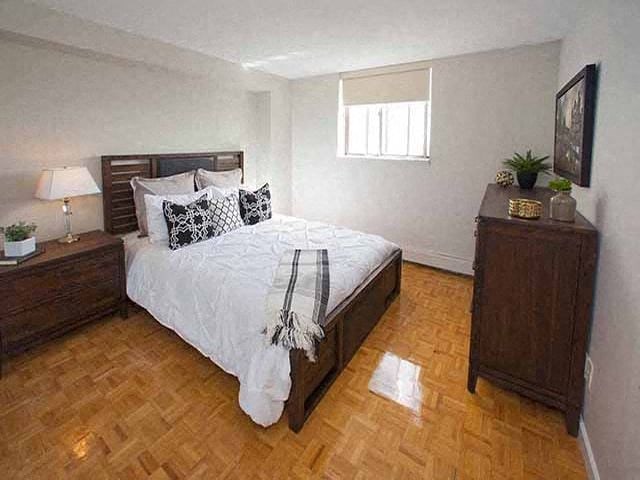 Highpoint Barrie Bedroom with window and dresser in Barrie, ON