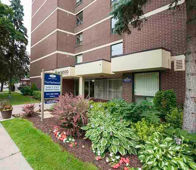 The Parkwood exterior image of front entrance in Bellville, ON