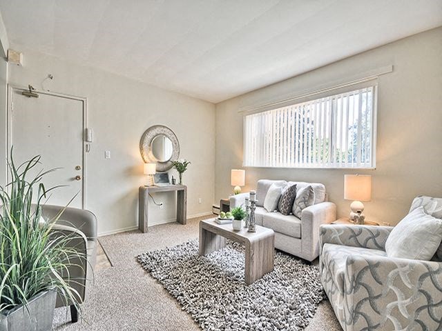 Brockville Apartments bright living room in Brockville, ON