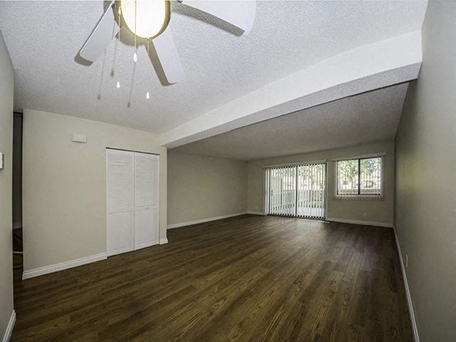 Willowbrook Estates in Brooks, AB spacious living room with access to backyard