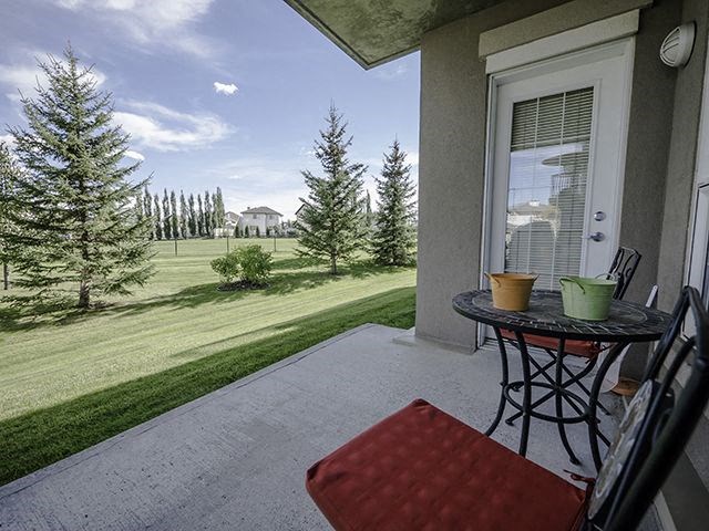 Wellington Court beautiful view of surrounding area from deck in Edmonton, AB