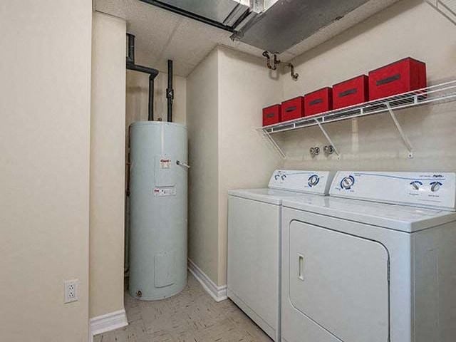 Excelsior Apartments in-suite laundry room in Montreal, QC