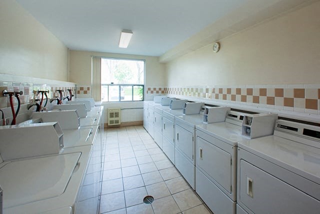 Fairway Towers on-site laundry facility in Sarnia, ON