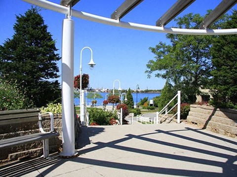 Miller Apartments outdoor gazebo in Sarnia, ON