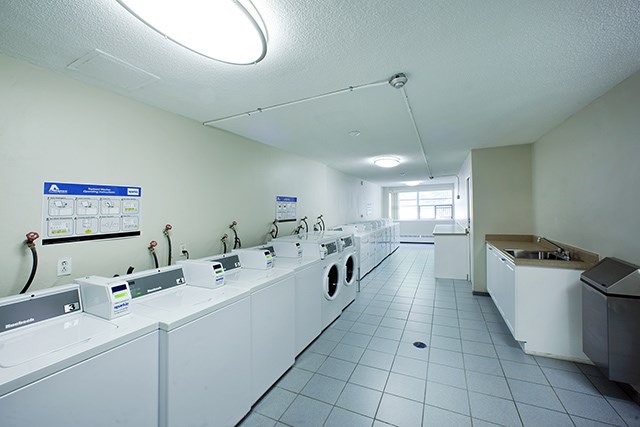 Brookbanks Apartments on-site laundry facility in Toronto, ON