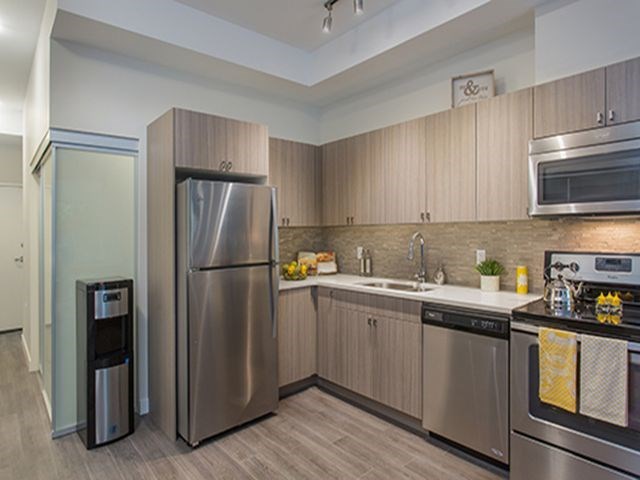 Lynn Creek in North Vancouver, BC kitchen with stainless steel appliances