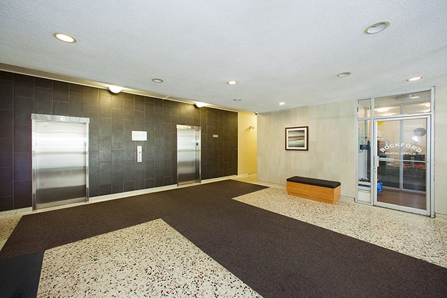 Rockford Apartments lobby in Toronto, ON