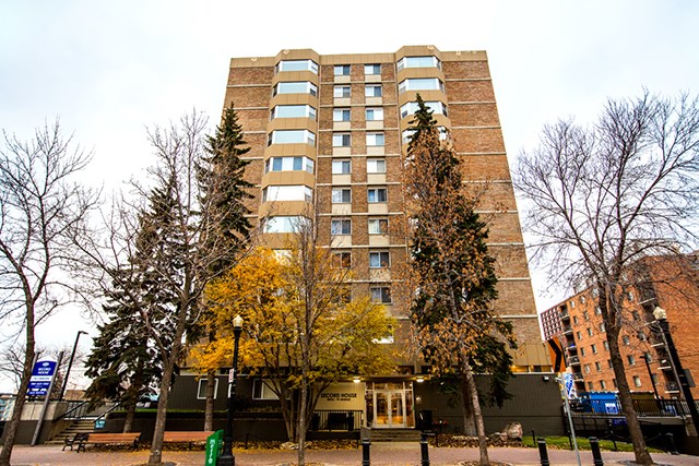 Secord House in Edmonton, AB exterior of property grounds