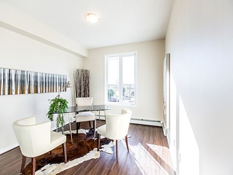 Giroux Estates in St. Albert, AB den used as an office space