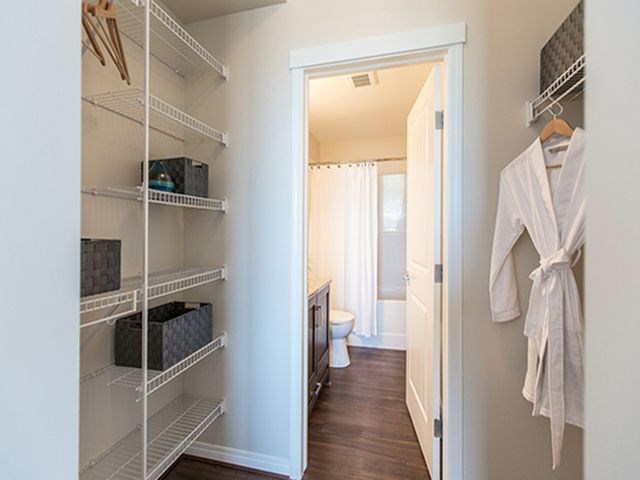Giroux Estates in St. Albert, AB walk-in closet in bedroom