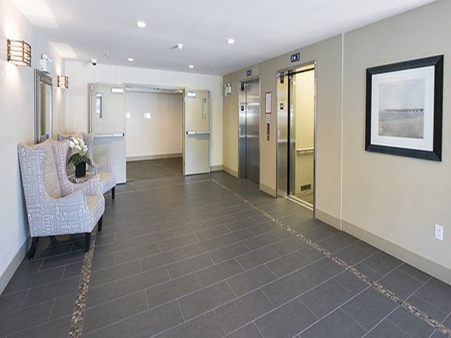 The Crest in Nanaimo, BC lobby entrance to elevators