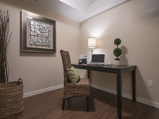 The Crest in Nanaimo, BC den used as an office