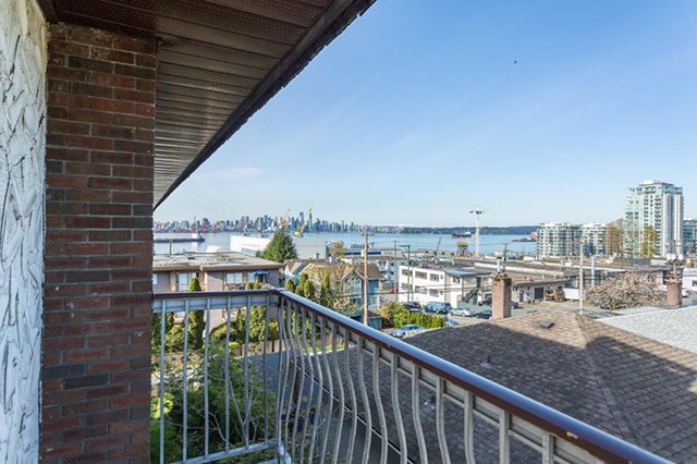 Shoreview in North Vancouver, BC Balcony with view of the waterfront