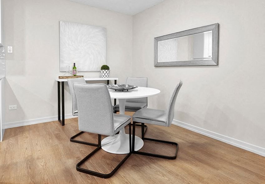 Panorama Apartments in Edmonton, AB large dining room with table and chairs - Photo Gallery