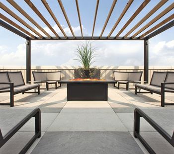 rooftop terrace at Watson Park Apartments in Guelph ON