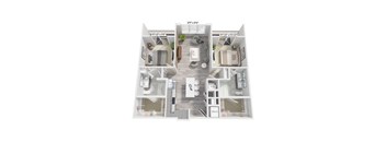 a 1 bedroom floor plan  studio