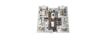 a 1 bedroom floor plan  studio