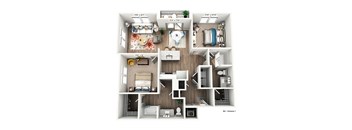 a 3 bedroom floor plan of a 2100 sq ft house