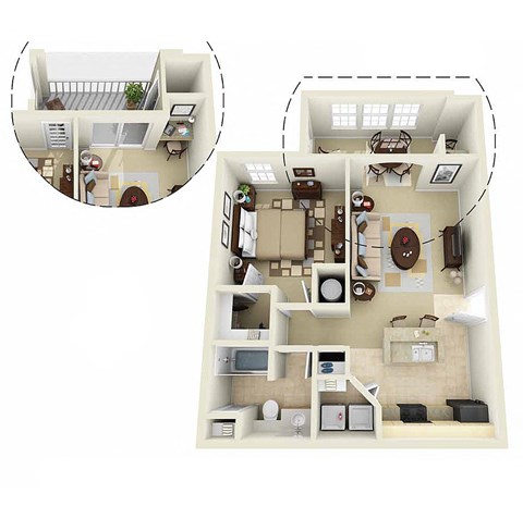 1001 Bear Island Road 1-3 Beds Apartment for Rent - Photo Gallery 30