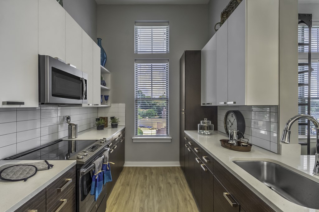 kitchen with stainless steel appliances