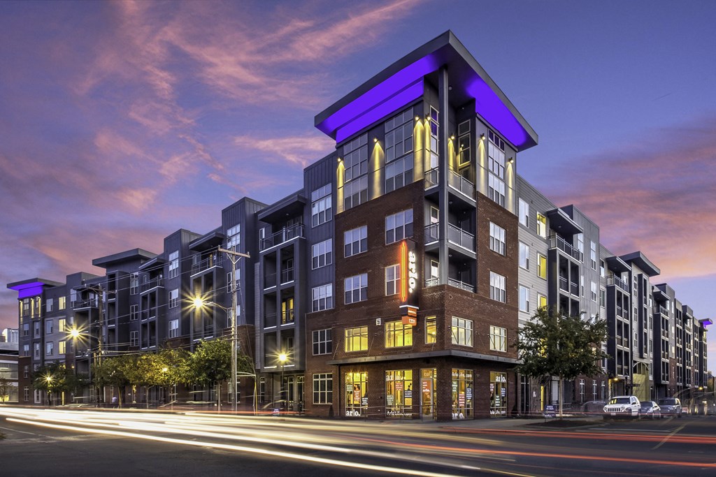 evening exterior building