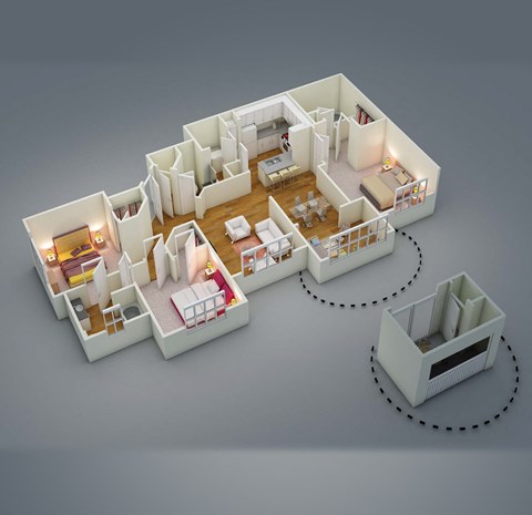 1600 Belle Point Drive 1-3 Beds Apartment for Rent - Photo Gallery 35