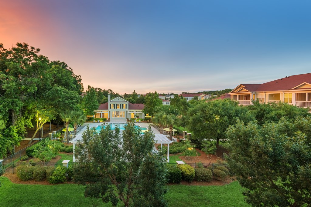 Belle Hall Complex at Twilight