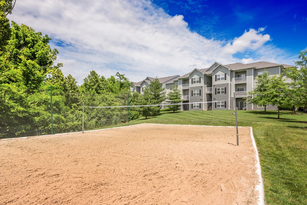 sand volleyball court