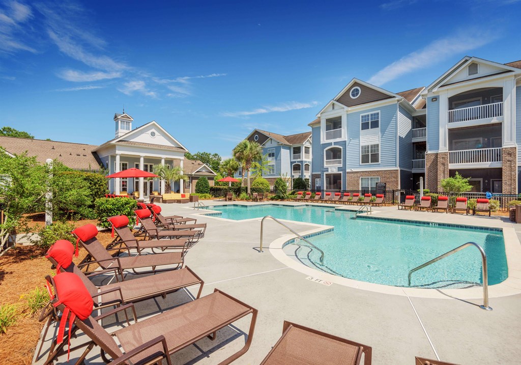 Swimming Pool with lounge chairs