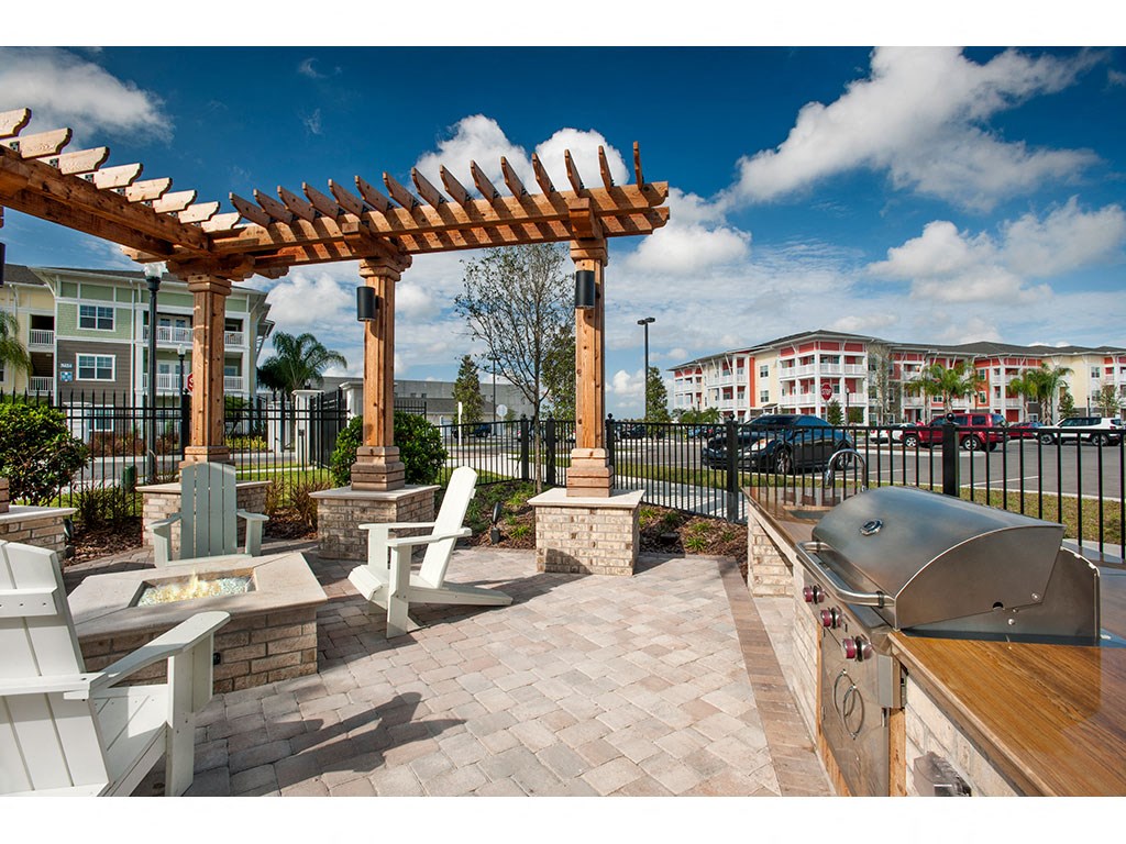 gas Grill Area firepit