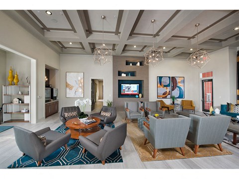 Leasing Office resident cafe lounge clubhouse