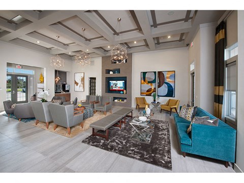 Leasing Office clubhouse cafe lounge