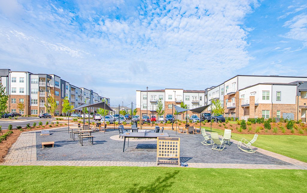 Fireside retreat outdoor lounge